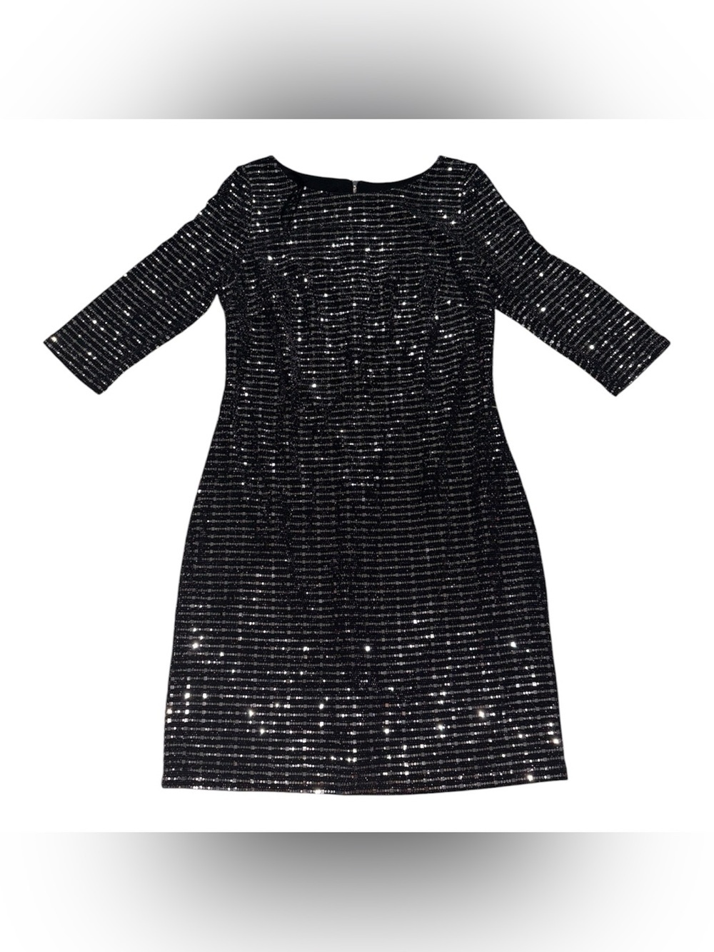 Jessica Howard Women’s Black Sequin Evening Dress Size 8